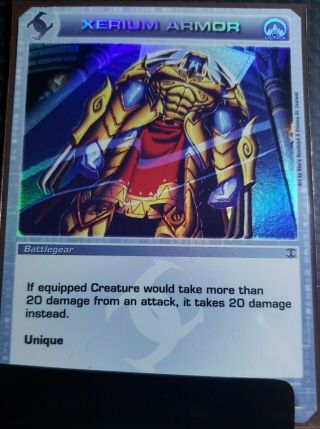 1x Chaotic Card Ultra Rare Code - Xerium Armor