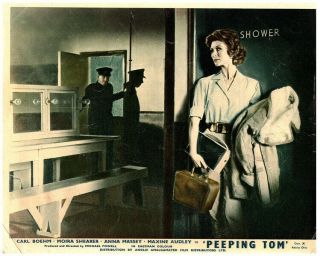 Peeping Tom British Lobby Card Moira Shearer Michael Powell 1960 Rare