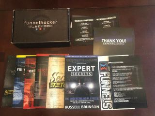 Russell Brunson - Funnel Hacker Expert Secrets Black Box Rare Marketing Books