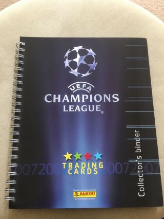 Rare Panini 2007 Champions League Trade Cards Full Set In Album X192 Cards