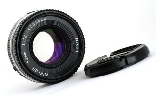 Nikon Nikkor 50mm 1.  8 Ais Pancake - A Stunning Example Of This Rare Lens