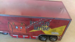 Disney Pixar Cars Diecast Rare Jerry Recycled Batteries Hauler Semi Truck 3