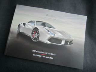 Ferrari Rare Uk Accessories Brochure 2017 - Cali/ 458/ F12/ 599/ La Ferr