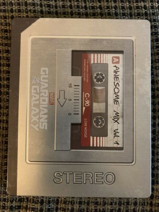 Guardians Of The Galaxy 3d/2d Blu - Ray Steelbook (best Buy Exclusive) Marvel Rare