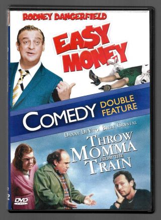 East Money/throw Momma From The Train (dvd,  1983/1987 Films) Rare/htf Vg Conditn