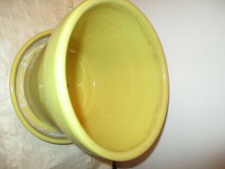 Rare HTF MCCoy Large Flower Pot with Attached Saucer 2