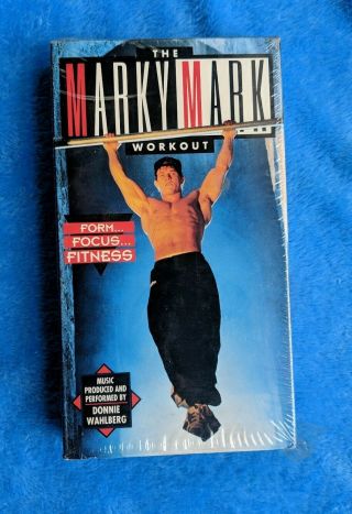 The Marky Mark Workout Vhs Tape 1993 Wahlberg Rare
