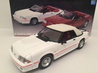 Gmp 1989 Ford Mustang Gt Convertible Rare 76 Of 150 White Top Dealer Edition