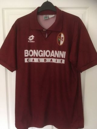 Rare Torino Home Football Shirt 1994/95 Large Lotto Italy Soccer Maglia Camiseta