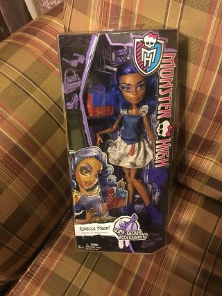 Monster High Doll Robecca Steam Gore - Geous Pre - Owned Nib Rare