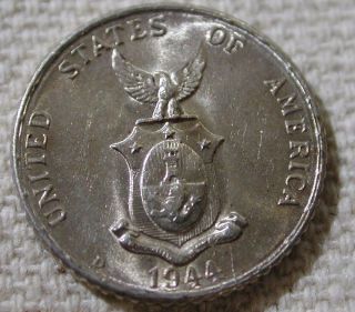 Silver Minted In U.  S.  A.  Wwii Foreign Coin Rare.