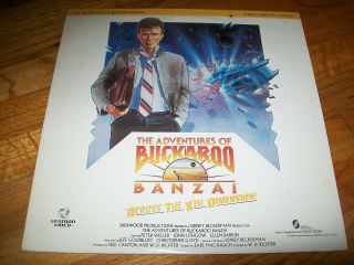 The Adventures Of Buckaroo Banzai Across The 8th Dimension Laserdisc Ld Rare