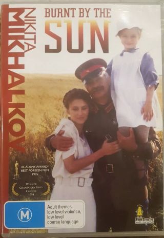 Burnt By The Sun Rare Dvd Nikita Mikhalkov Film Russian Oscar Cannes Winner Oop