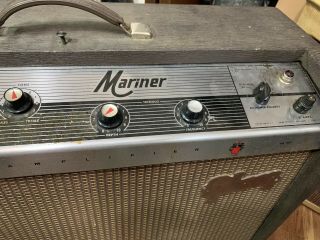 Rare Vintage 60’s Gibson Mariner Tube Amp Amplifier Parts/Repair 3