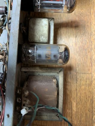 Rare Vintage 60’s Gibson Mariner Tube Amp Amplifier Parts/Repair 9