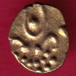 Ancienht - South Indian - Gold Fanam - Rare Coin Bc21
