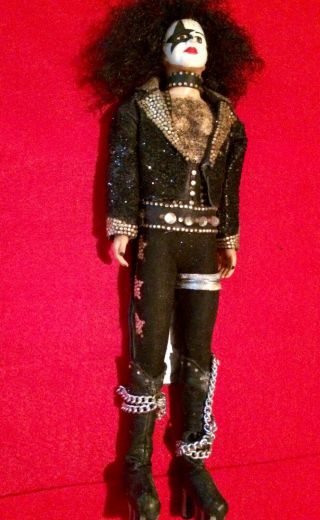 Kiss Paul Stanley Kiss Doll,  Figure - Rare Find - 9 Mego