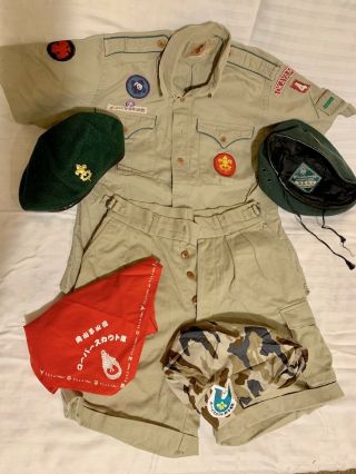 Rare Vintage 1990s Complete Nippon Japan Scout Uniform Designed By Ralph Lauren