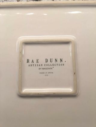 VERY RARE Rae Dunn Peppermint Candy Christmas Holiday Napkin Holder & Weight 4