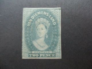 Tasmania Stamps: Chalon Varieties - Rare (f424)