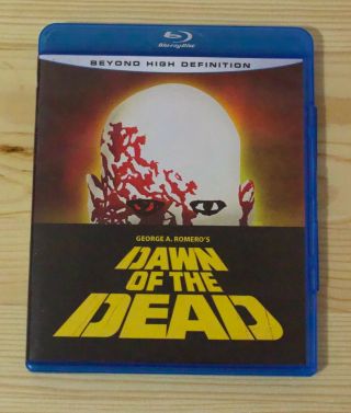Dawn Of The Dead 1978 Blu - Ray Rare Oop Anchor Bay