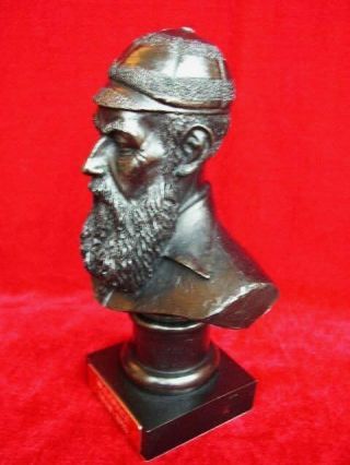 W G Grace Cricket Player Bust Model Statue With Collectors Card Rare Wg W.  G.