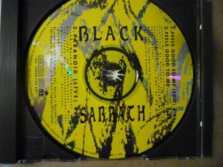 N - CD /RARE PROM - /BLACK SABBATH/3 TRACKS/LIVE RECORDING /I.  R.  S.  RECORDS 1990 3