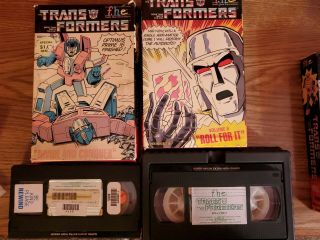 Vintage Transformers TV Series G1,  VHS Set Volume 1 - 8,  Very Rare 4