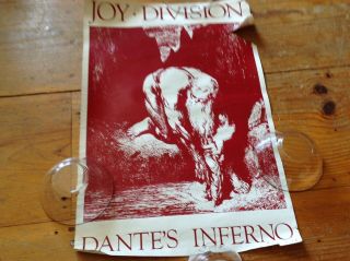 Joy Division Ian Curtis Vintage Poster Rare Post Punk 25 " X 16 1/2 "