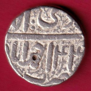 Mughals - Mohd.  Akbar - Ahmedabad - One Rupee - Rare Silver Coin Bb5