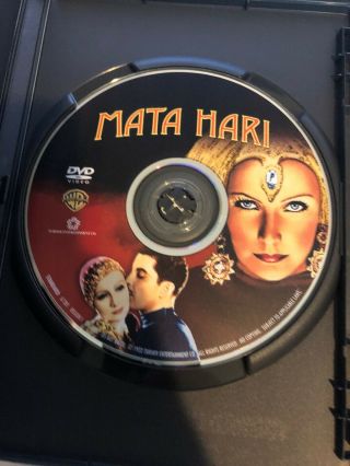 Mata Hari (DVD,  2005) LIKE RARE Region 1 Greta Garbo Ramon Novarro 1932 WB 3