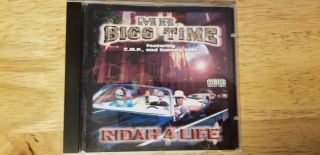 Mr.  Bigg Time - Ridah 4 Life Cd Og Xplct Rap Rare Big Rider For Life 1999