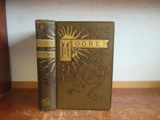 Old Poetical Of Thomas Moore Book 1890 
