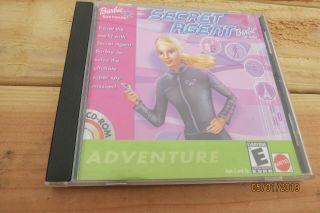 Secret Agent Barbie Cd - Rom Pc 2001 Mattel Game Rare,  Vintage