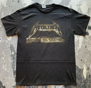 Metallica T - Shirt No Life ‘til Leather Usa 3 Date Tour 2015.  Size M.  Rare