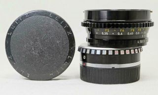 Schneider - Kreuznach Pa - Curtagon 35mm F/4 Shift Lens For Leicaflex - Rare (2037)