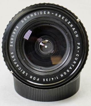 Schneider - Kreuznach PA - Curtagon 35mm F/4 Shift Lens for Leicaflex - RARE (2037) 3