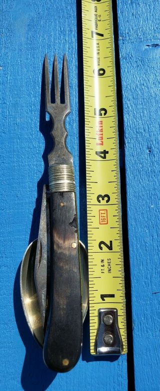 RARE Vintage A W Wadsworth And Son Hobo Slide Apart 4 Tool Camp Knife Austria 5