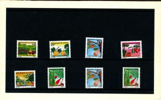Fruits Food Trees Extremely Rare 2002 Complete Set Of 8 Mnh