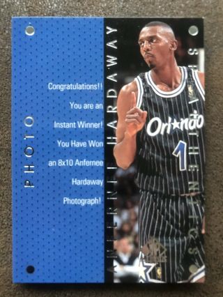 Anfernee Penny Hardaway 1997 - 98 Sp Authentic Auto Photo Redemption Card Rare