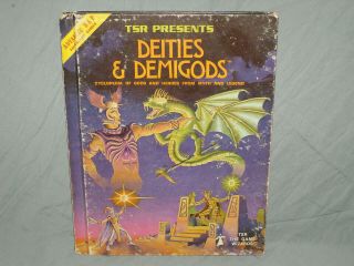 Ad&d 1st Ed Hardback - Deities & Demigods With Cthulhu (very Rare 1st Print)