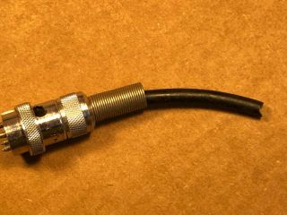 Amphenol 91mc4m 4 Pin Male Microphone Plug Rare Vintage Connector