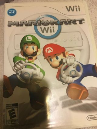 Mario Kart (nintendo Wii) Rare Low Rate Complete