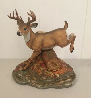 Rare 1981 Ski Country Limited Edition Whitetail Deer 750ml Decanter With Shell