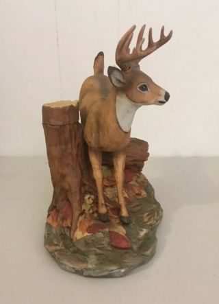 Rare 1981 Ski Country Limited Edition Whitetail Deer 750ML Decanter With Shell 4