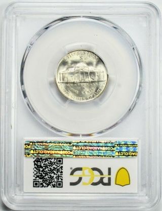 1943 - S 5C Error Jefferson Nickel PCGS MS 64 Struck Through Obv.  RARE Coin 3