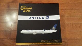 Gemini Jets 1:200 United Airlines Boeing 767 - 300er (rare/hard To Find)