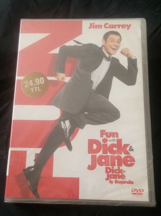 Jim Carrey Dick And Jane Turkish Rare Hard To Find Dvd