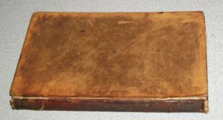 Rare 1842 Antique Leather Medical Book Diseases Of Uterus Gynecology