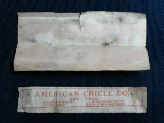 RARE OK Pepsin Chewing Gum Curtis & Son / Sen Sen Chiclet / American Chicle Co 8